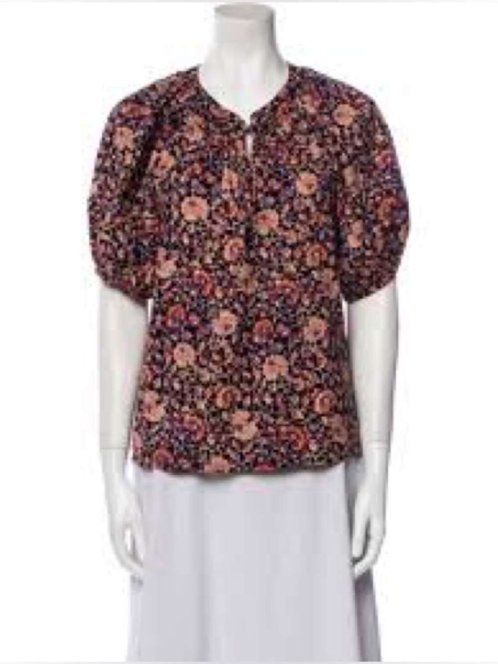Ulla Johnson
puff-sleeve floral-print top - Picture 2 of 6